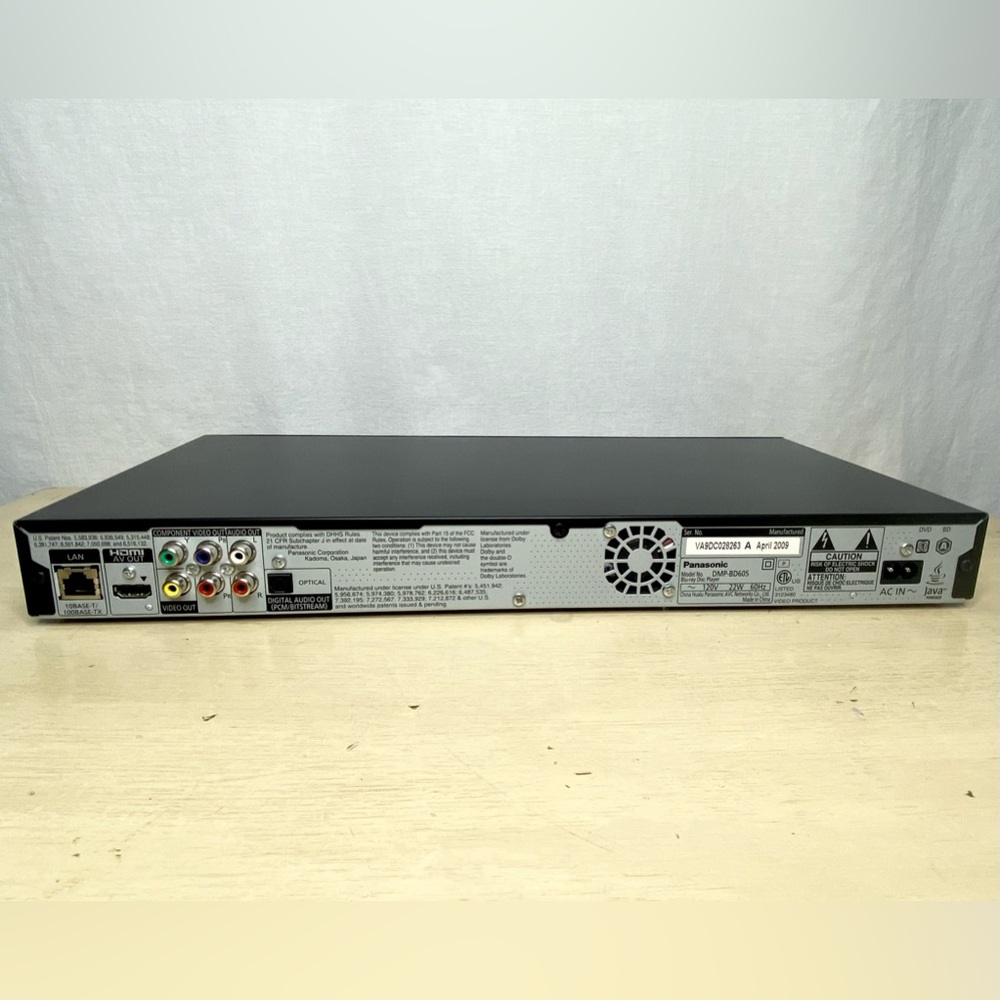 Panasonic DMP-BD55 Black Blu-ray DVD CD Player Original Remote Manual - Picture 11 of 16